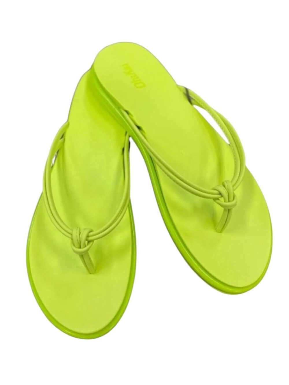Olukai Aka Flip Flop Women's Comfort Slippers Beach Sandal Citron Green 10 NWOT